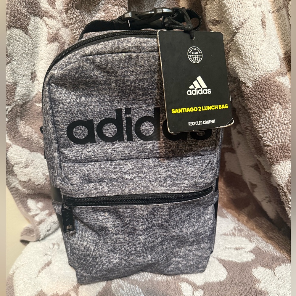 Adidas Heathered Gray Lunchbag